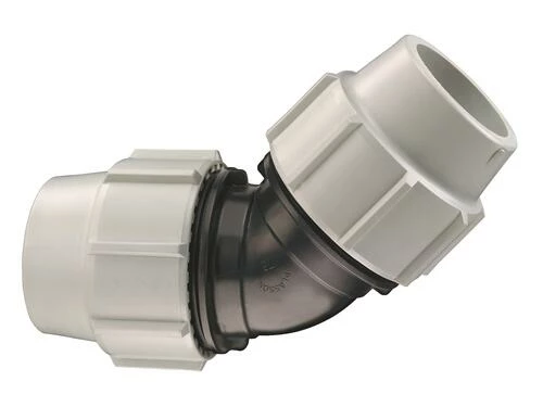 Coude 45° égal à Compression Pour Tube PE ø40 - PLASSON 3 Coude 45° égal à Compression Pour Tube PE ø40 - PLASSON