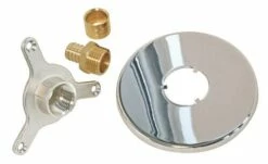 Applique D'arrosage Chromée Avec Raccord à Glissement PER ø12 F15/21 - PRONORM