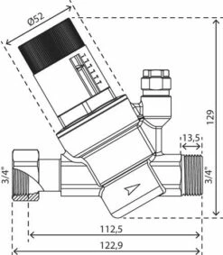 Régulateur De Pression à Membrane Mâle écrou Tournant 20/27 - PRONORM 5 Régulateur De Pression à Membrane Mâle écrou Tournant 20/27 - PRONORM -ROBINETTERIE HAMMEL Soldes 104010213 2
