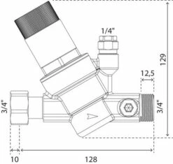 Régulateur De Pression SECUPRO Sans Manomètre Mâle écrou Tournant 20/27 - PRONORM -ROBINETTERIE HAMMEL Soldes 104010501 2
