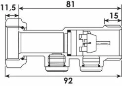 Clapet De Retenue Antipollution Laiton Type EA 26/34 -ROBINETTERIE HAMMEL Soldes 1121 26 2