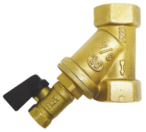 Filtre Incliné à Tamis Avec Robinet De Rinçage F26/34 3 Filtre Incliné à Tamis Avec Robinet De Rinçage F26/34