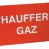 Étiquette De Signalisation Rigide Chaufferie Gaz 200x100 -ROBINETTERIE HAMMEL Soldes 1152