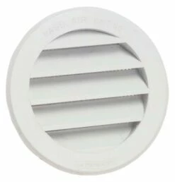 Grille De Ventilation Ronde ø100 Avec Moustiquaire Amovible