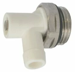 Robinet De Vidange à Tétine Tournante Laiton Nickele