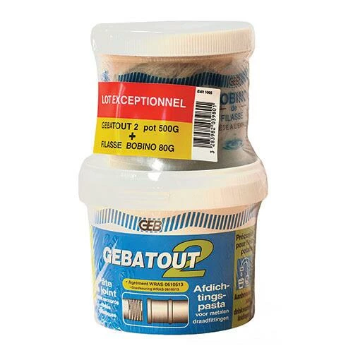 Lot Pâte à Joints Et Filasse 3 Lot Pâte à Joints Et Filasse