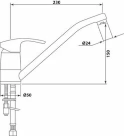 Mitigeur D'évier Access'O - ROLF 5 Mitigeur D'évier Access'O - ROLF -ROBINETTERIE HAMMEL Soldes 12910 2