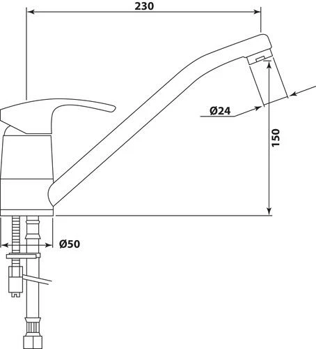 Mitigeur D'évier Access'O - ROLF 4 Mitigeur D'évier Access'O - ROLF – Image 2