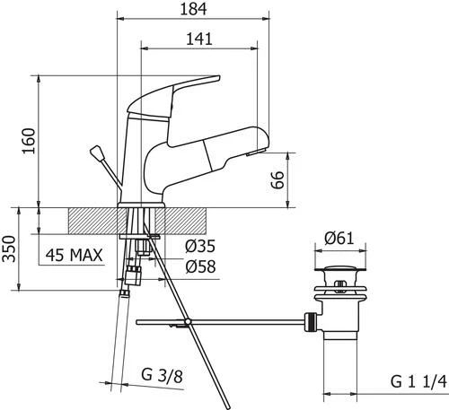 Mitigeur De Lavabo Douchette Access'O - ROLF 4 Mitigeur De Lavabo Douchette Access'O - ROLF – Image 2