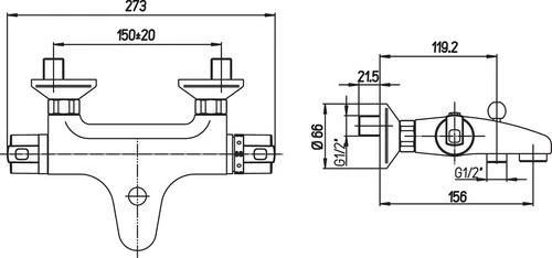 Thermostatique Bain-douche Prim'O - ROLF 4 Thermostatique Bain-douche Prim'O - ROLF – Image 2