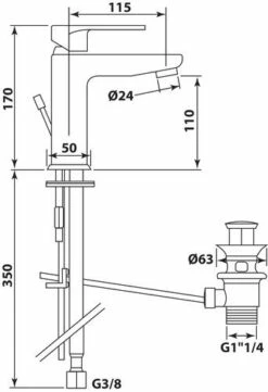 Mitigeur De Lavabo Class'o - ROLF -ROBINETTERIE HAMMEL Soldes 133001 3