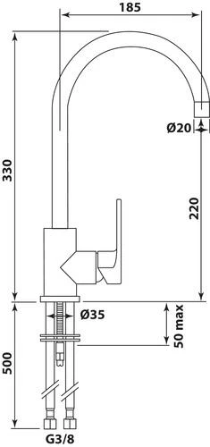 Mitigeur D'évier Class'o - ROLF 6 Mitigeur D'évier Class'o - ROLF – Image 4