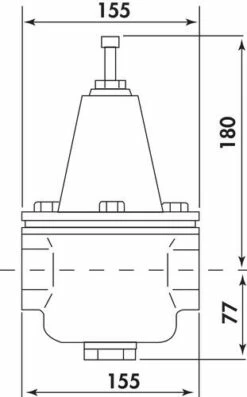 Réducteur De Pression à Membrane Desbordes GAMME 10 Double Femelle 33/42 - SOCLA -ROBINETTERIE HAMMEL Soldes 142 33 2