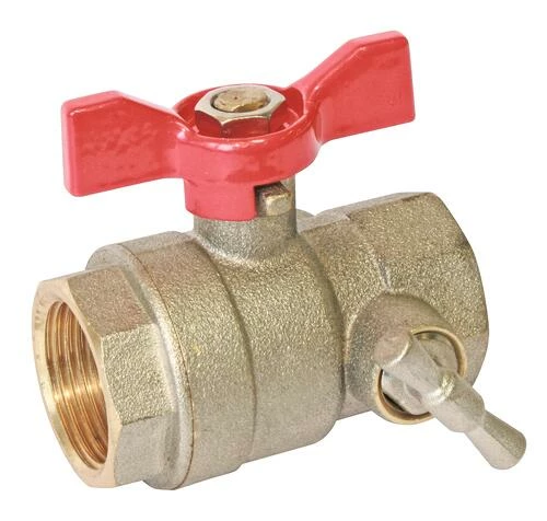 Vanne à Sphère Double Femelle 20/27 à Purge V490 - Manette Papillon - PRONORM 3 Vanne à Sphère Double Femelle 20/27 à Purge V490 - Manette Papillon - PRONORM