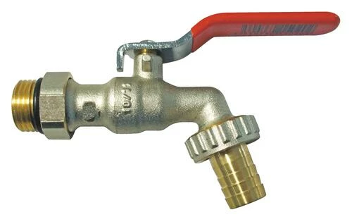 Robinet D'arrosage Orientable à Sphère Avec Raccord Au Nez 15/21 - 20/27 - PRONORM 3 Robinet D'arrosage Orientable à Sphère Avec Raccord Au Nez 15/21 - 20/27 - PRONORM