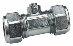 Mini Vanne à Sphère à Bague Laiton Pour Cuivre ø14