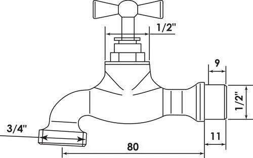 Robinet De Puisage Tête à Potence - PRONORM 4 Robinet De Puisage Tête à Potence - PRONORM – Image 2