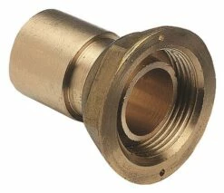 Raccord Laiton 2 Pièces Droit à Joint Plat écrou 10/32 D28