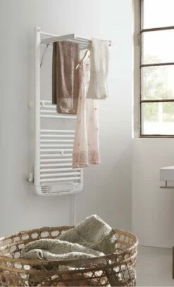 Radiateur Sèche-serviettes électrique DRYER 500W Tubes Droits - DELTACALOR -ROBINETTERIE HAMMEL Soldes 199 500E 2