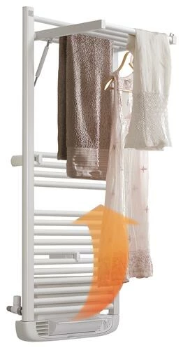 Radiateur Sèche-serviettes Mixte Soufflant DRYER 750W Tubes Droits - DELTACALOR 3 Radiateur Sèche-serviettes Mixte Soufflant DRYER 750W Tubes Droits - DELTACALOR