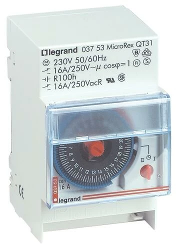 Inter Horaire Programmable Analogique Manuel 3 Modules - LEGRAND 3 Inter Horaire Programmable Analogique Manuel 3 Modules - LEGRAND