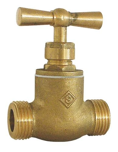 Robinet D'arrêt à Visser Double Mâle 12/17 Sans épaulement 3 Robinet D'arrêt à Visser Double Mâle 12/17 Sans épaulement