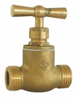 Robinet D'arrêt à Visser Double Mâle 15/21 Sans épaulement