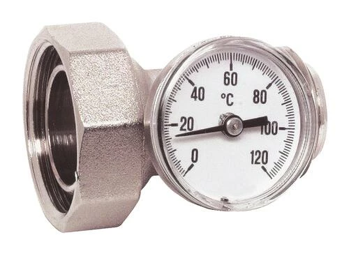 Té Porte Thermomètre Nickelé Mâle 26/34 - écrou 33/42 3 Té Porte Thermomètre Nickelé Mâle 26/34 - écrou 33/42