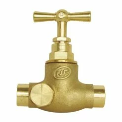 Robinet D'arrêt Laiton à Purge à Souder 10/12 -ROBINETTERIE HAMMEL Soldes 2080 12 2