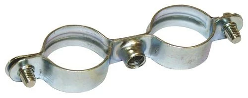 Collier Double Acier Nickelé ø16 3 Collier Double Acier Nickelé ø16