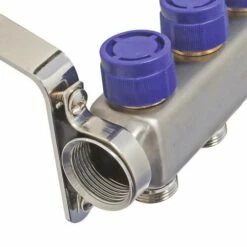 Collecteur PCBT 4 Départs En Inox - SOMATHERM -ROBINETTERIE HAMMEL Soldes 2233 04 26 3