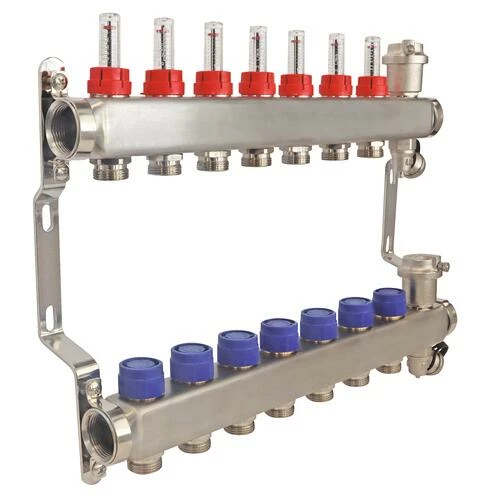 Collecteur PCBT 7 Départs En Inox - SOMATHERM 4 Collecteur PCBT 7 Départs En Inox - SOMATHERM – Image 2