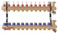 Collecteur PCBT 11 Départs En Laiton Brut - SOMATHERM