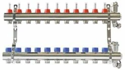 Collecteur PCBT 11 Départs En Laiton Chromé - SOMATHERM