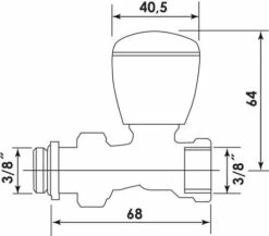 Robinet De Radiateur Simple Réglage Droit 12/17 Nickele - SOMATHERM 5 Robinet De Radiateur Simple Réglage Droit 12/17 Nickele - SOMATHERM -ROBINETTERIE HAMMEL Soldes 2484 12 2