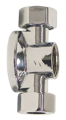 Applique MAL Double Avec écrou Pour Collet Battu Chromée ø12-15/21 - PRONORM 3 Applique MAL Double Avec écrou Pour Collet Battu Chromée ø12-15/21 - PRONORM