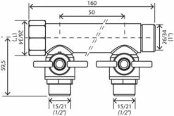 Collecteur Mini-vannes 3 Départs à Portée Plate MF26/34 - FIXOCONNECT 9 Collecteur Mini-vannes 3 Départs à Portée Plate MF26/34 - FIXOCONNECT -ROBINETTERIE HAMMEL Soldes 2746 03 26 4
