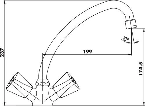 Mélangeur D'évier Primo Chromé - Céramique 4 Mélangeur D'évier Primo Chromé - Céramique – Image 2