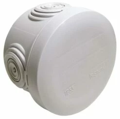 Boite De Dérivation Plexo Ronde ø70 Avec 4 Embouts à Entrée Directe