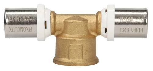 Té Femelle 20/27 Au Centre à Sertir Pour Multicouche ø40 FIXOMULTIX 3 Té Femelle 20/27 Au Centre à Sertir Pour Multicouche ø40 FIXOMULTIX