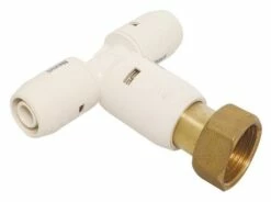 Té NEXUS écrou Au Centre 20/27 Pour Tube Multicouche ø20 - JOHN GUEST