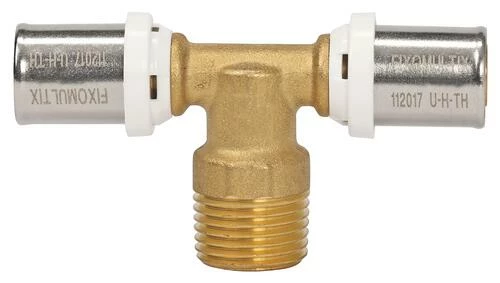 Té Mâle Au Centre à Sertir Multicouche ø32-26/34 - FIXOMULTIX 3 Té Mâle Au Centre à Sertir Multicouche ø32-26/34 - FIXOMULTIX