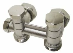 Vanne En H Monotube à Raccordement Mural 3/4EK-20/27 - SOMATHERM