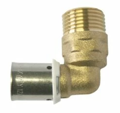 Coude Mâle à Sertir PER ø16-15/21 - FIXOCONNECT