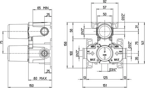 Thermostatique De Douche à Encastrer Nu - ROLF 6 Thermostatique De Douche à Encastrer Nu - ROLF – Image 4