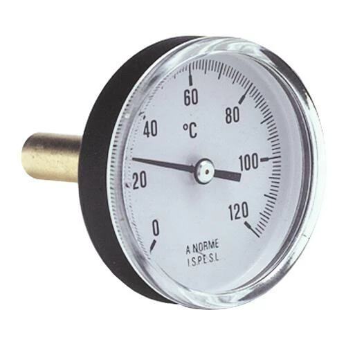 Thermomètre à Cadran à Dilatation De Liquide ø63mm Longueur100mm Avec Tube Plongeur Axial 3 Thermomètre à Cadran à Dilatation De Liquide ø63mm Longueur100mm Avec Tube Plongeur Axial
