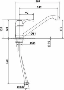 Mitigeur D'évier Star'O - ROLF 5 Mitigeur D'évier Star'O - ROLF -ROBINETTERIE HAMMEL Soldes 3408 2