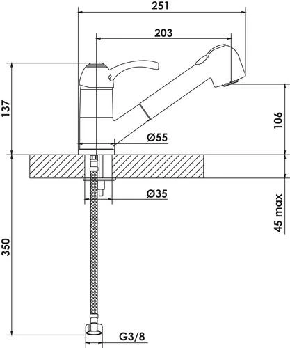 Mitigeur D'évier Douchette Star'O - ROLF 4 Mitigeur D'évier Douchette Star'O - ROLF – Image 2