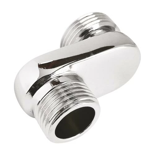 Raccord Laiton Chromé Contre Coudé Extra Plat Excentre 25 - Double Mâle 20/27 - 15/21 4 Raccord Laiton Chromé Contre Coudé Extra Plat Excentre 25 - Double Mâle 20/27 - 15/21 – Image 2