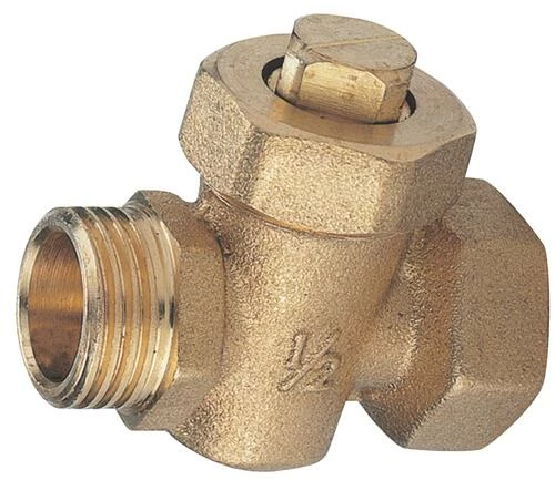 Robinet De Vidange Laiton Brut à Boisseau Et Presse étoupe MF15/21 3 Robinet De Vidange Laiton Brut à Boisseau Et Presse étoupe MF15/21